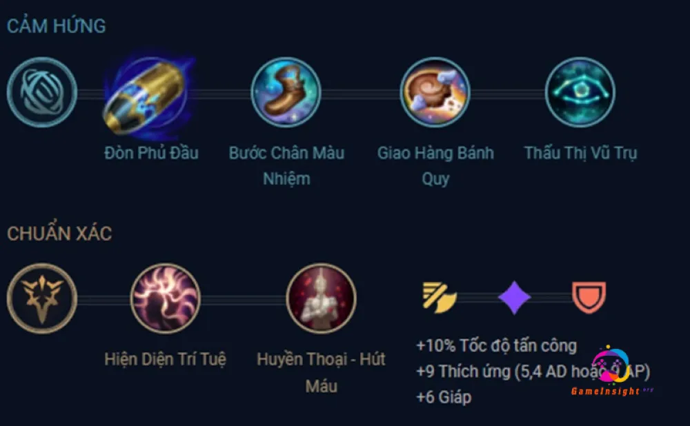 Bảng ngọc Ezreal siêu mạnh 